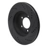 633-54179L Drilled/Slotted Brake Rotor [Black], 2002-2005 Ford/Lincoln/Mercury/Mazda, Position: Front Left - image 4