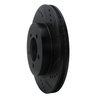 633-54179R Drilled/Slotted Brake Rotor [Black], 2002-2005 Ford/Lincoln/Mercury/Mazda, Position: Front Right - image 2
