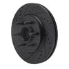 633-54184L Drilled/Slotted Brake Rotor [Black], 2004-2008 Ford/Lincoln/Mercury/Mazda, Position: Front Left - image 2