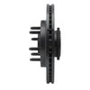 633-54184L Drilled/Slotted Brake Rotor [Black], 2004-2008 Ford/Lincoln/Mercury/Mazda, Position: Front Left - image 3