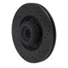 633-54184L Drilled/Slotted Brake Rotor [Black], 2004-2008 Ford/Lincoln/Mercury/Mazda, Position: Front Left - image 4