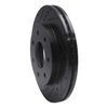 633-54187L Drilled/Slotted Brake Rotor [Black], 2004-2008 Ford/Lincoln/Mercury/Mazda, Position: Front Left - image 2