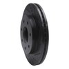 633-54187R Drilled/Slotted Brake Rotor [Black], 2004-2008 Ford/Lincoln/Mercury/Mazda, Position: Front Right - image 2