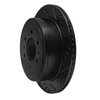 633-54188R Drilled/Slotted Brake Rotor [Black], 2004-2011 Ford/Lincoln/Mercury/Mazda, Position: Rear Right - image 2