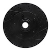 633-54191R Drilled/Slotted Brake Rotor [Black], 2004-2006 Ford/Lincoln/Mercury/Mazda, Position: Front Right - image 1