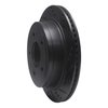 633-54192R Drilled/Slotted Brake Rotor [Black], 2004-2006 Ford/Lincoln/Mercury/Mazda, Position: Rear Right - image 2