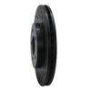 633-54193R Drilled/Slotted Brake Rotor [Black], 2005-2012 Ford/Lincoln/Mercury/Mazda, Position: Front Right - image 2