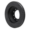 633-54197L Drilled/Slotted Brake Rotor [Black], 2005-2016 Ford/Lincoln/Mercury/Mazda, Position: Front Left,Fr Left - image 2