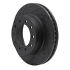 633-54197L Drilled/Slotted Brake Rotor [Black], 2005-2016 Ford/Lincoln/Mercury/Mazda, Position: Front Left,Fr Left - image 3