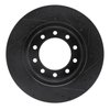 633-54197L Drilled/Slotted Brake Rotor [Black], 2005-2016 Ford/Lincoln/Mercury/Mazda, Position: Front Left,Fr Left - image 4