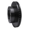 633-54198L Drilled/Slotted Brake Rotor [Black], 2005-2012 Ford/Lincoln/Mercury/Mazda, Position: Front Left - image 2