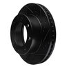 633-54198R Drilled/Slotted Brake Rotor [Black], 2005-2012 Ford/Lincoln/Mercury/Mazda, Position: Front Right - image 2