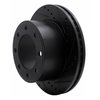 633-54199R Drilled/Slotted Brake Rotor [Black], 2005-2012 Ford/Lincoln/Mercury/Mazda, Position: Rear Right - image 2