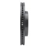 633-54203R Drilled/Slotted Brake Rotor [Black], 2006-2010 Ford/Lincoln/Mercury/Mazda, Position: Front Right - image 3