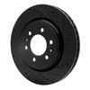 633-54204R Drilled/Slotted Brake Rotor [Black], 2007-2021 Ford/Lincoln/Mercury/Mazda, Position: Front Right - image 2