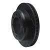 633-54208L Drilled/Slotted Brake Rotor [Black], Fits Select Ford/Lincoln/Mercury/Mazda, Position: Rear Left - image 2