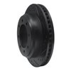 633-54208R Drilled/Slotted Brake Rotor [Black], Fits Select Ford/Lincoln/Mercury/Mazda, Position: Rear Right - image 2