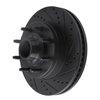 633-54209R Drilled/Slotted Brake Rotor [Black], Fits Select Ford/Lincoln/Mercury/Mazda, Position: Front Right - image 2