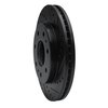 633-54216R Drilled/Slotted Brake Rotor [Black], 2009-2009 Ford/Lincoln/Mercury/Mazda, Position: Front Right - image 2