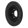 633-54218L Drilled/Slotted Brake Rotor [Black], 2012-2014 Ford/Lincoln/Mercury/Mazda, Position: Rear Left - image 4