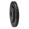 633-54219R Drilled/Slotted Brake Rotor [Black], 2010-2014 Ford/Lincoln/Mercury/Mazda, Position: Front Right - image 2
