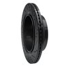 633-54220L Drilled/Slotted Brake Rotor [Black], 2012-2020 Ford/Lincoln/Mercury/Mazda, Position: Rear Left - image 4