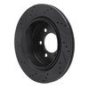 633-54220R Drilled/Slotted Brake Rotor [Black], 2012-2020 Ford/Lincoln/Mercury/Mazda, Position: Rear Right - image 4