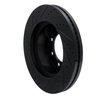 633-54223R Drilled/Slotted Brake Rotor [Black], Fits Select Ford/Lincoln/Mercury/Mazda, Position: Front Right,Fr Right - image 4