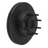 633-54224R Drilled/Slotted Brake Rotor [Black], Fits Select Ford/Lincoln/Mercury/Mazda, Position: Front Right - image 2