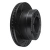 633-54225L Drilled/Slotted Brake Rotor [Black], Fits Select Ford/Lincoln/Mercury/Mazda, Position: Rear Left,Rr Left - image 2