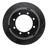 633-54225R Drilled/Slotted Brake Rotor [Black], Fits Select Ford/Lincoln/Mercury/Mazda, Position: Rear Right,Rr Right - image 1
