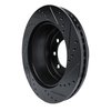 633-54227L Drilled/Slotted Brake Rotor [Black], Fits Select Ford/Lincoln/Mercury/Mazda, Position: Rear Left - image 4