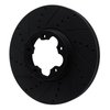 633-54230L Drilled/Slotted Brake Rotor [Black], Fits Select Ford/Lincoln/Mercury/Mazda, Position: Front Left - image 2