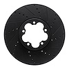 633-54230R Drilled/Slotted Brake Rotor [Black], Fits Select Ford/Lincoln/Mercury/Mazda, Position: Front Right - image 1