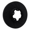 633-54230R Drilled/Slotted Brake Rotor [Black], Fits Select Ford/Lincoln/Mercury/Mazda, Position: Front Right - image 2