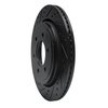 633-54231L Drilled/Slotted Brake Rotor [Black], 2015-2017 Ford/Lincoln/Mercury/Mazda, Position: Rear Left - image 2