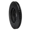 633-54259R Drilled/Slotted Brake Rotor [Black], 2013-2020 Ford/Lincoln/Mercury/Mazda, Position: Front Right - image 4