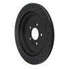 633-54260L Drilled/Slotted Brake Rotor [Black], 2013-2014 Ford/Lincoln/Mercury/Mazda, Position: Rear Left - image 4