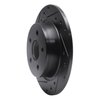 633-54273L Drilled/Slotted Brake Rotor [Black], Fits Select Ford/Lincoln/Mercury/Mazda, Position: Rear Left - image 2