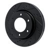633-54275L Drilled/Slotted Brake Rotor [Black], Fits Select Ford/Lincoln/Mercury/Mazda, Position: Front Left - image 2