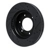 633-54275L Drilled/Slotted Brake Rotor [Black], Fits Select Ford/Lincoln/Mercury/Mazda, Position: Front Left - image 4