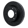 633-54275R Drilled/Slotted Brake Rotor [Black], Fits Select Ford/Lincoln/Mercury/Mazda, Position: Front Right - image 2