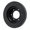 633-54275R Drilled/Slotted Brake Rotor [Black], Fits Select Ford/Lincoln/Mercury/Mazda, Position: Front Right - image 4