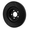 633-54277L Drilled/Slotted Brake Rotor [Black], Fits Select Ford/Lincoln/Mercury/Mazda, Position: Front Left - image 4