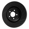 633-54277R Drilled/Slotted Brake Rotor [Black], Fits Select Ford/Lincoln/Mercury/Mazda, Position: Front Right - image 2