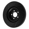 633-54277R Drilled/Slotted Brake Rotor [Black], Fits Select Ford/Lincoln/Mercury/Mazda, Position: Front Right - image 4