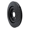 633-54278L Drilled/Slotted Brake Rotor [Black], Fits Select Ford/Lincoln/Mercury/Mazda, Position: Rear Left - image 4