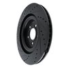 633-54278R Drilled/Slotted Brake Rotor [Black], Fits Select Ford/Lincoln/Mercury/Mazda, Position: Rear Right - image 4