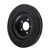 633-54279R Drilled/Slotted Brake Rotor [Black], Fits Select Ford/Lincoln/Mercury/Mazda, Position: Front Right - image 4