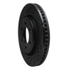 633-54287L Drilled/Slotted Brake Rotor [Black], Fits Select Ford/Lincoln/Mercury/Mazda, Position: Front Left - image 2